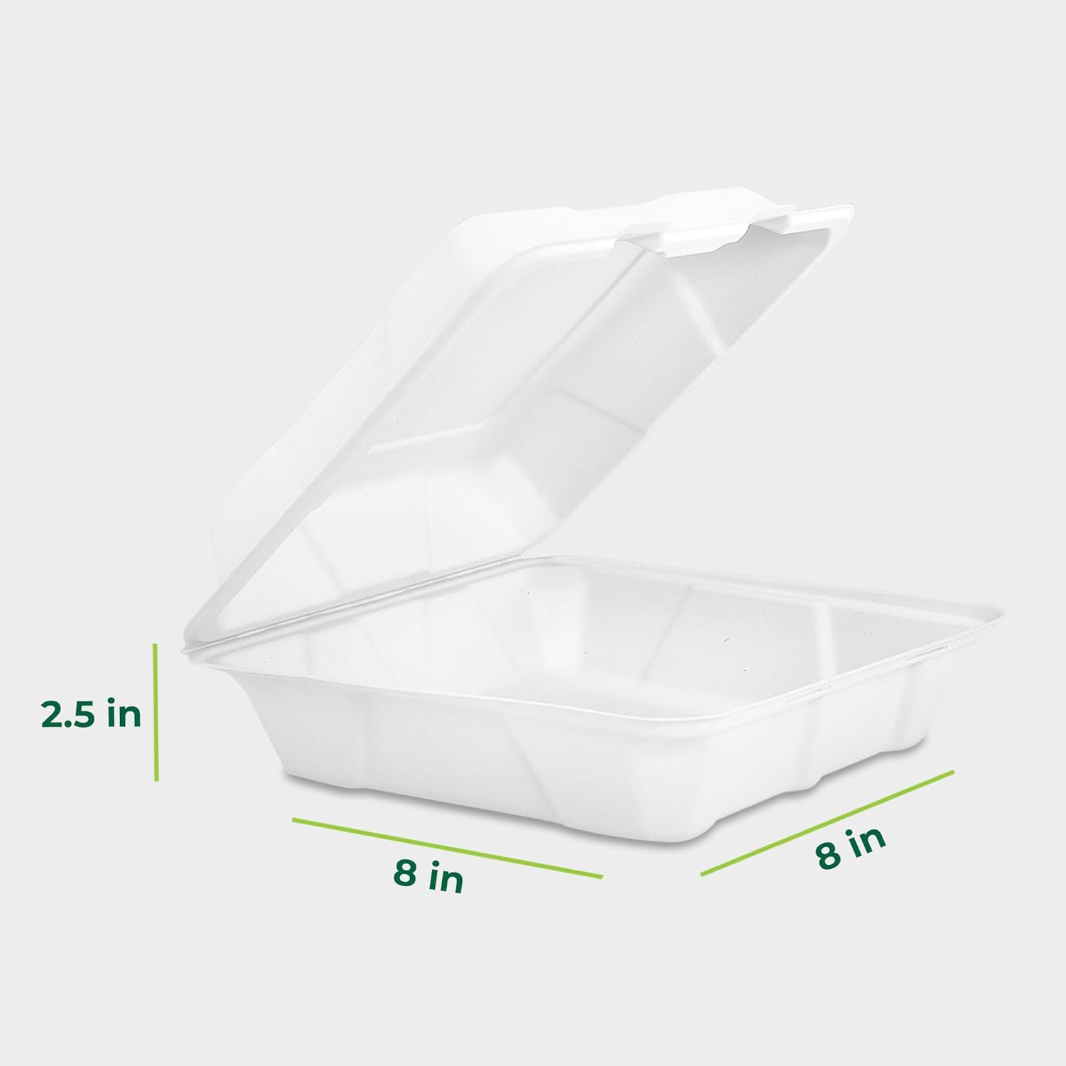 Disposable Food Trays Take Away Containers Fast Food Clamshell Sugarcane Bagasse Box2
