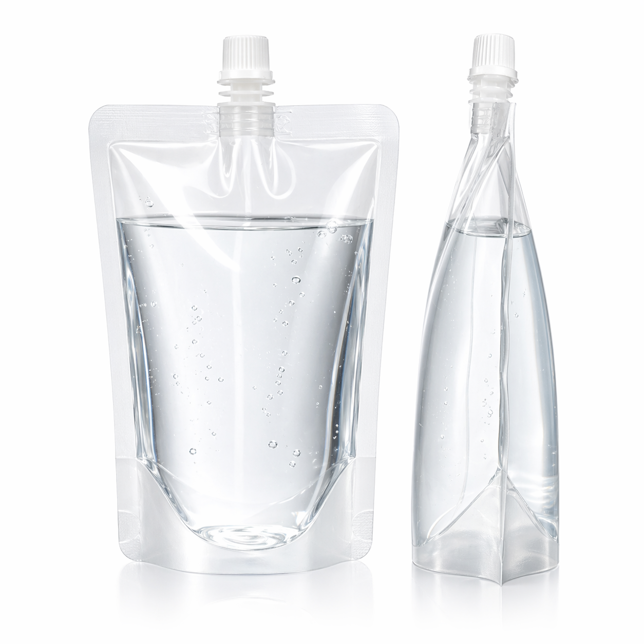 Eco-Friendly Transparent Clear Pouch for Liquid Water Juice Beverage Packaging Plastic Drink Spout Bag for Juices