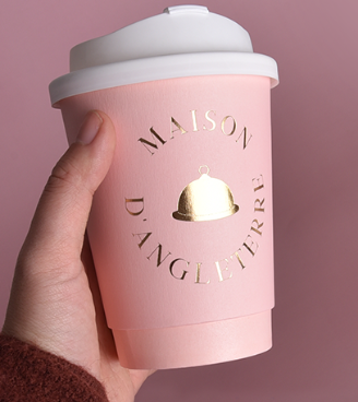 Custom 8oz 12oz 16oz Double-Wall Paper Cups with Logo