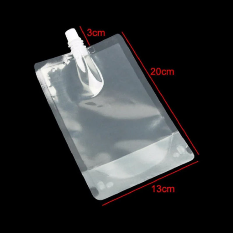 Eco-Friendly Transparent Clear Pouch for Liquid Water Juice Beverage Packaging Plastic Drink Spout Bag for Juices