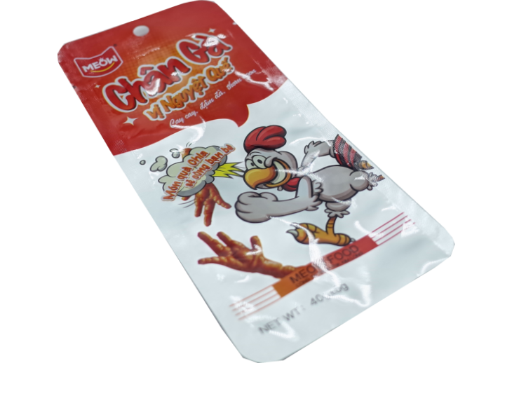 Customized High Quality Side Sealed Vacuum Laminated Food Preservation Microwaveable Retort Pouch for Chicken Feet Milk Jelly