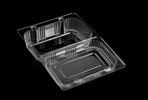 Disposable PP Clamshell Lunch Box One-Piece Takeaway Food Container Microwave Safe Clear Plastic Food Box for Restaurant