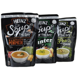 Custom Printed Mono PP Pumpkin Soup Retort Pouch Recyclable Microwave Safe Aluminum Free Food Packaging Bag