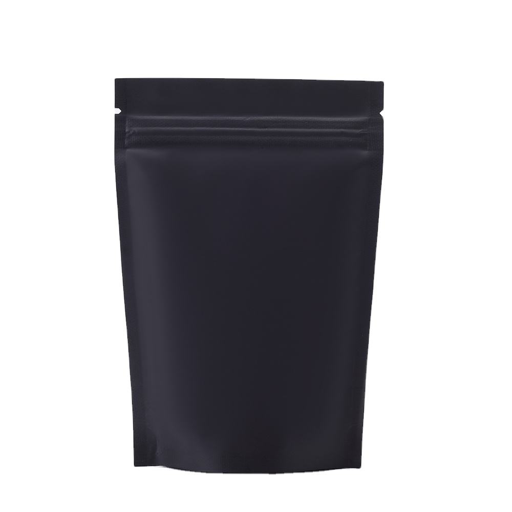 Biodegradable Custom Logo Resealable Matte Doypack Mylar Ziplock Bags Food Package Aluminum Foil Stand up Pouch
