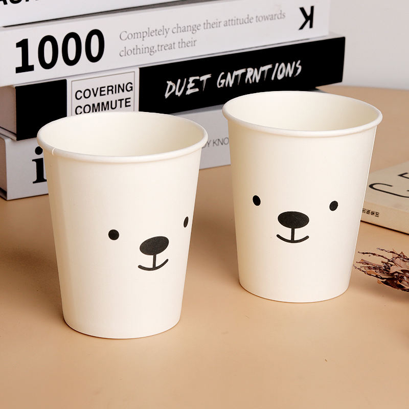 Custom Printed 9oz Single-Wall Eco-Friendly Paper Cups
