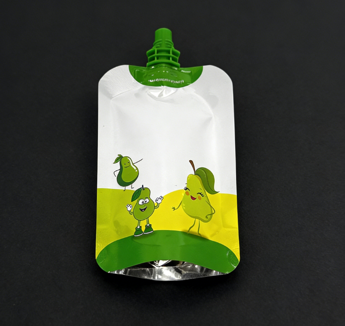 Customized Aluminum Foil Plastic Spout Pouch Refillable Liquid Packaging for Fruit Juice Drinks Dressing Yogurt Jelly Packaging