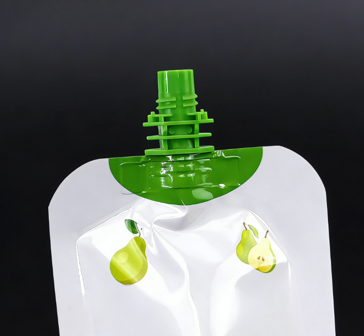 Customized Aluminum Foil Plastic Spout Pouch Refillable Liquid Packaging for Fruit Juice Drinks Dressing Yogurt Jelly Packaging