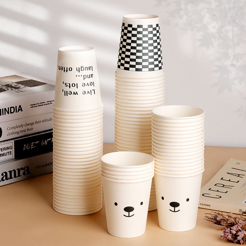 Custom Printed 9oz Single-Wall Eco-Friendly Paper Cups
