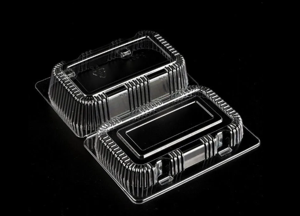 Disposable PP Clamshell Lunch Box One-Piece Takeaway Food Container Microwave Safe Clear Plastic Food Box for Restaurant