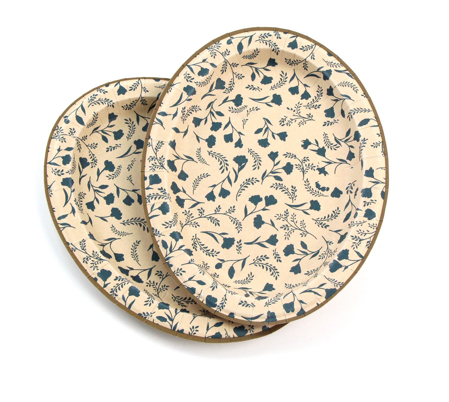 Disposable Eco-Friendly Paper Round Fish-Shaped Plates for Back to School and Hot Food Packaging