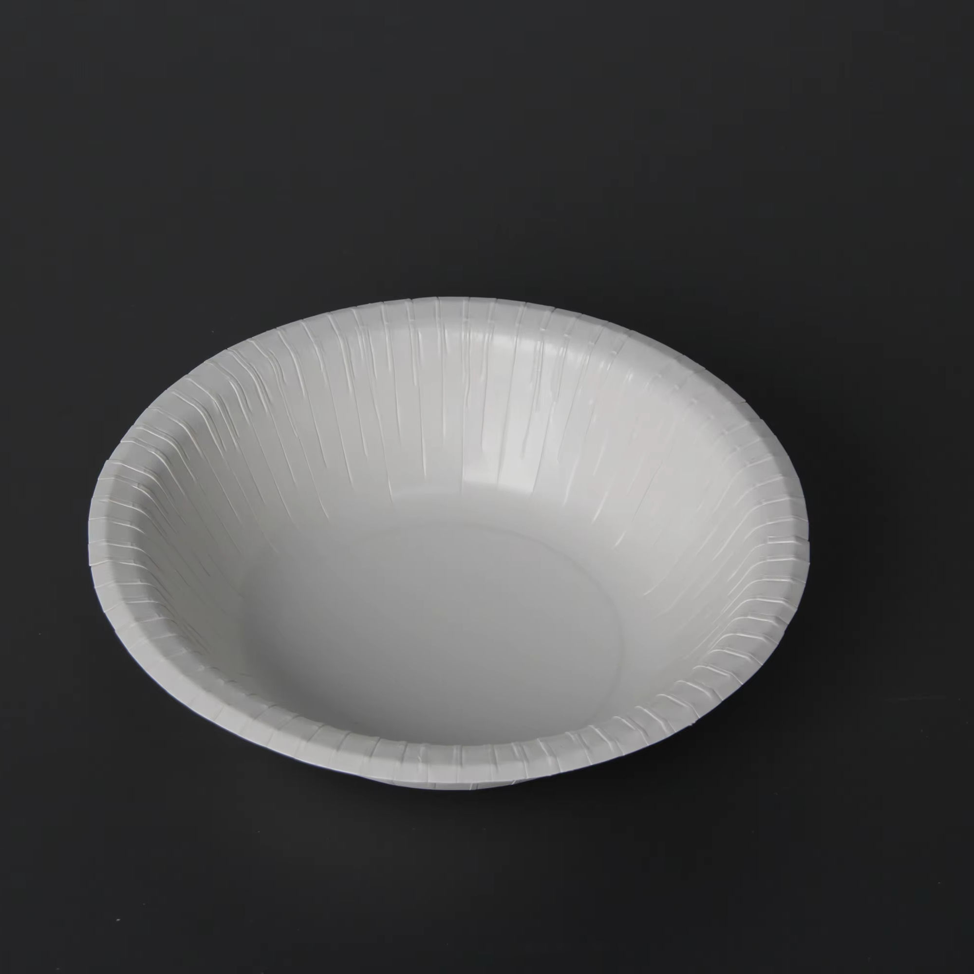 Round 7inch 9inch 10inch Disposable White Paper Plate for Fruit Bread Fried Food