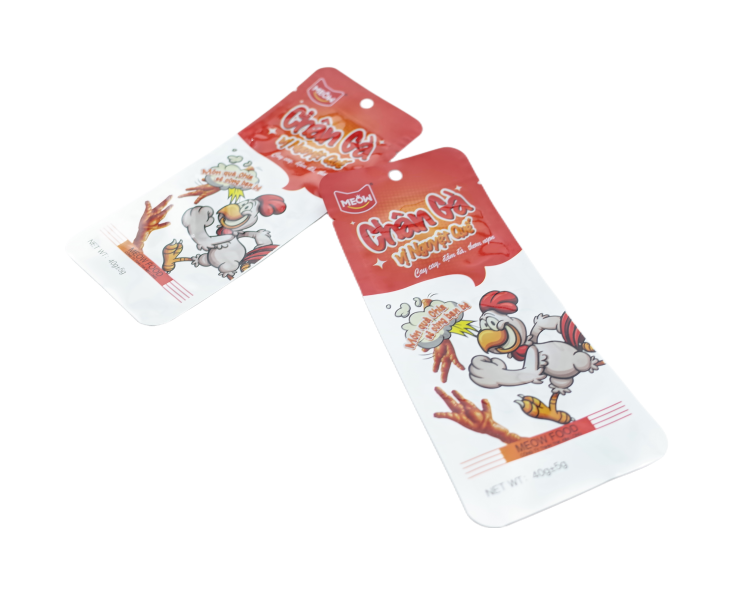 Customized High Quality Side Sealed Vacuum Laminated Food Preservation Microwaveable Retort Pouch for Chicken Feet Milk Jelly