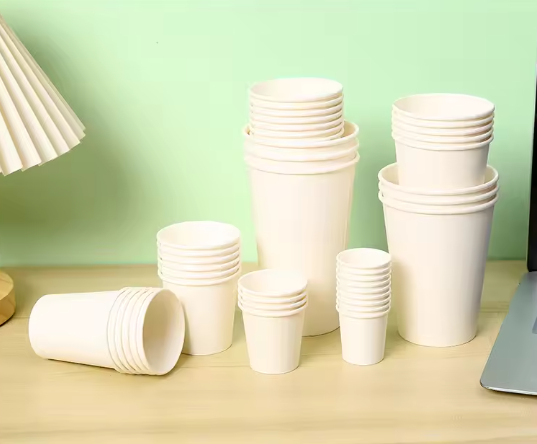 Wholesale Disposable Eco-friendly Kraft Paper Cups Single Wall Paper Coffee Cup
